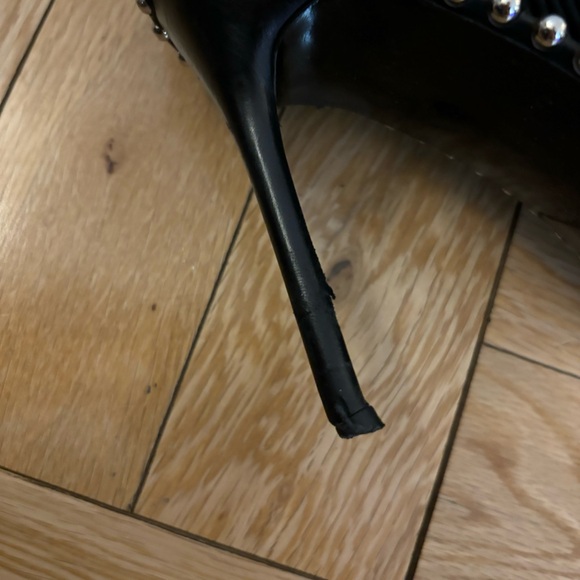 Alexander Wang Eri Plisse Studded Sock Boots - Picture 4 of 9